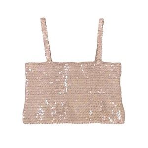 Wendy. O Sequin Crop Tank